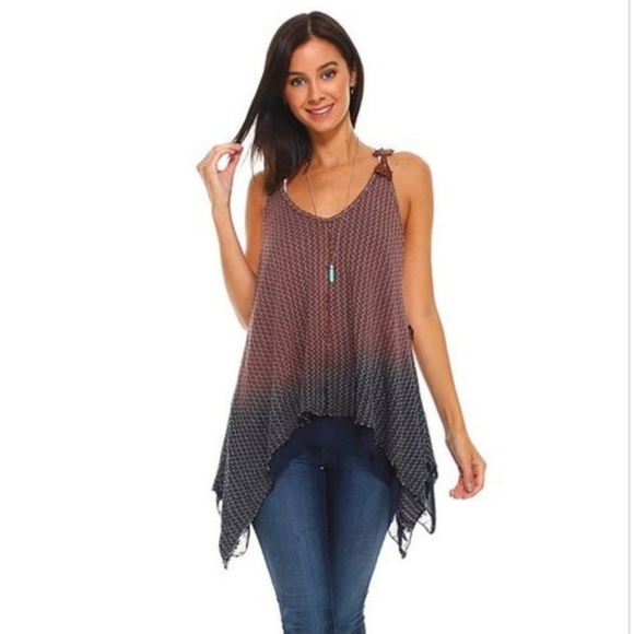 Ombre Layered Lace Tunic Urban X - Picture 5 of 8